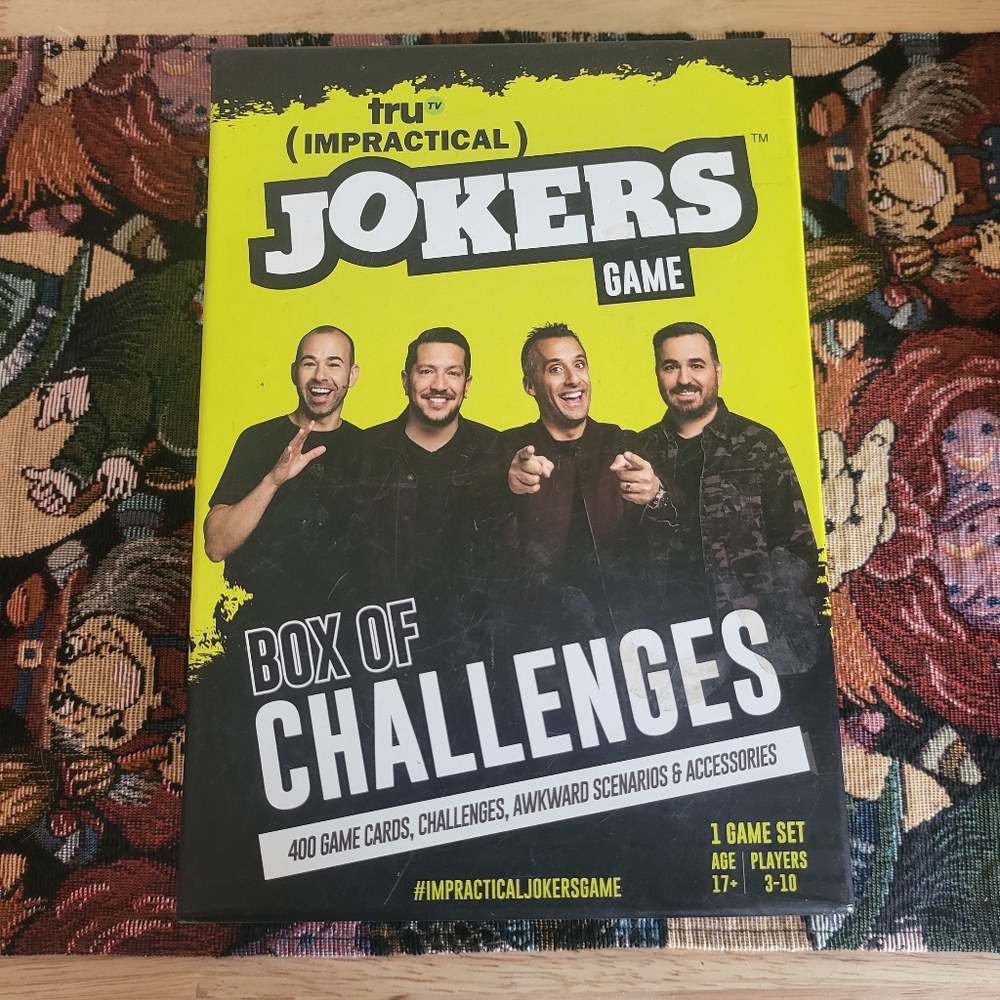 Impractical Jokers Tru TV Card Game Box of Challenges Fun Game Night